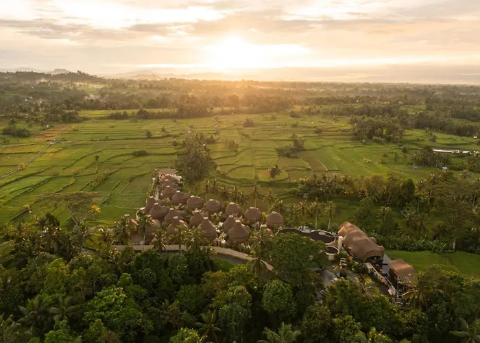 فيلة Equipoise Resort- Luxury Eco Bamboo In Ubud By Ini Vie Hospitality (adults Only) تيغالالانغْ